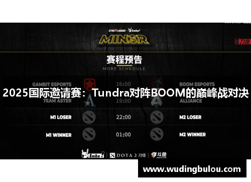 2025国际邀请赛：Tundra对阵BOOM的巅峰战对决